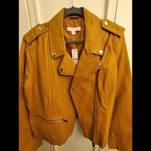 New Faux Leather Women Jacket